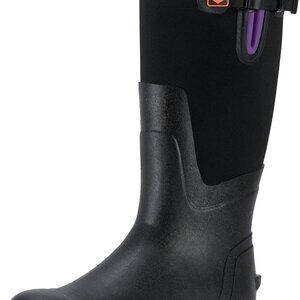 Women's Waterproof Rubber Mid Calf Rain Boots Garden Mud Work Size 7